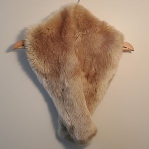 TALULA Aritzia Faux Fur Shawl Scarf stole
